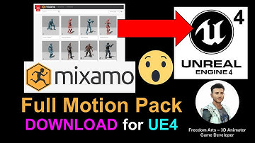 2456 Mixamo Full Motion Pack for Unreal Engine 4.27 - Animation Sequence!