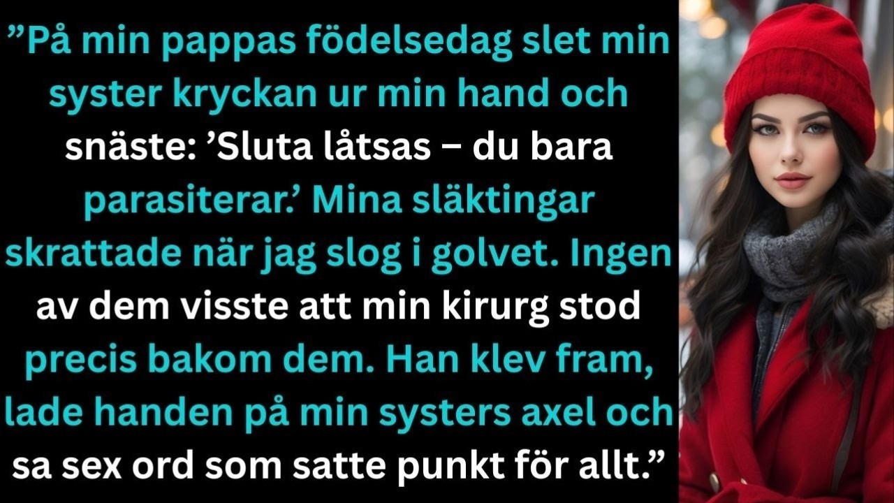 Jag stod lutad mot min krycka vid trappan på mina föräldrars bakgård i Denver när min syster plötsligt ryckte tag i den och skrek rakt i ansiktet på mig: "Sluta låtsas, Fob! Du klamrar dig bara...