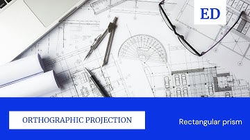 ITI 1ST YEAR | Engineering drawing | Orthographic Projection of a Rectangular Prism