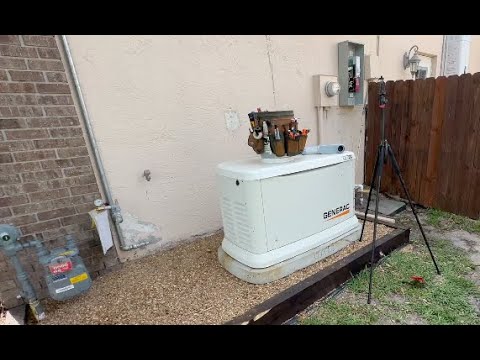 How To Install A Whole House Generac Generator And A 200 Amp Generac Transfer Switch.