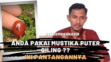 PANTANGAN MUSTIKA PUTER GILING..!!! INI YANG HARUS ANDA HINDARI JIKA PAKAI