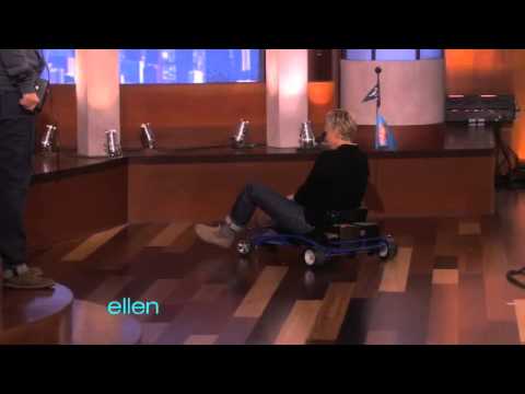 Web Exclusive Ellen Rides Around For Rehearsal Youtube