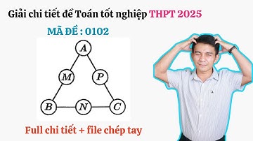 Giải chi tiết đề thi tốt nghiệp thpt 2025 môn toán - Mã đề 0102 | kỳ thi tốt nghiệp thpt năm 2025