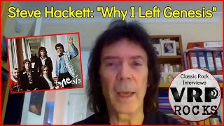 Steve Hackett: &quot;Why I left Genesis&quot;