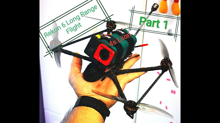 Rekon 6 LONG RANGE 10km in both directions, Test 4s Liion battery, Flight time and stability-PART 1