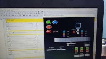 Simulasi Conveyor dan Pengisian cairan ke botol ~ menggunakan Software CX-Programmer dan CX-Design