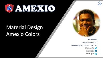 Amexio v5 Angular Material Design & Demos