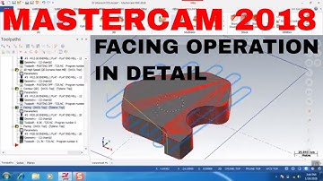 mastercam face milling tool path tutorials for beginners |mastercam tutorials