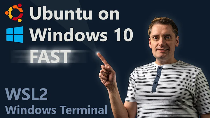 wsl2 - Install Ubuntu on Windows 10 fast with Windows Terminal