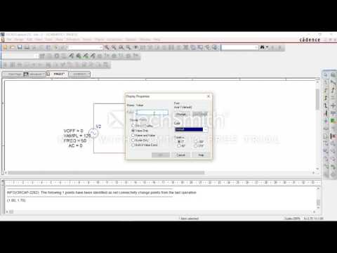 Simulación circuito RC serie AC en Orcad Pspice Capture