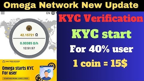 Omega Network New Update Today | Omega Network KYC verification | Omega coin price | Omega Network
