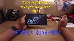 Turn Your Car's Stereo Into a Nexus 7 Tablet! Part 1 - Software Rundown 