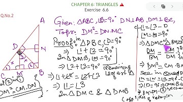Mathematics, CLASS 10,CHAPTER 6,OPTIONAL EXERCISE 6.6 Q.NO 2