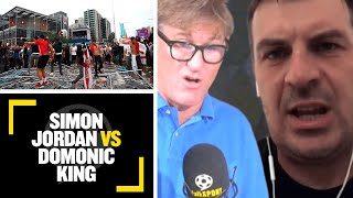 JORDAN VS KING 🤬 Simon Jordan & Dominic King clash over media coverage of England fans at Wembley