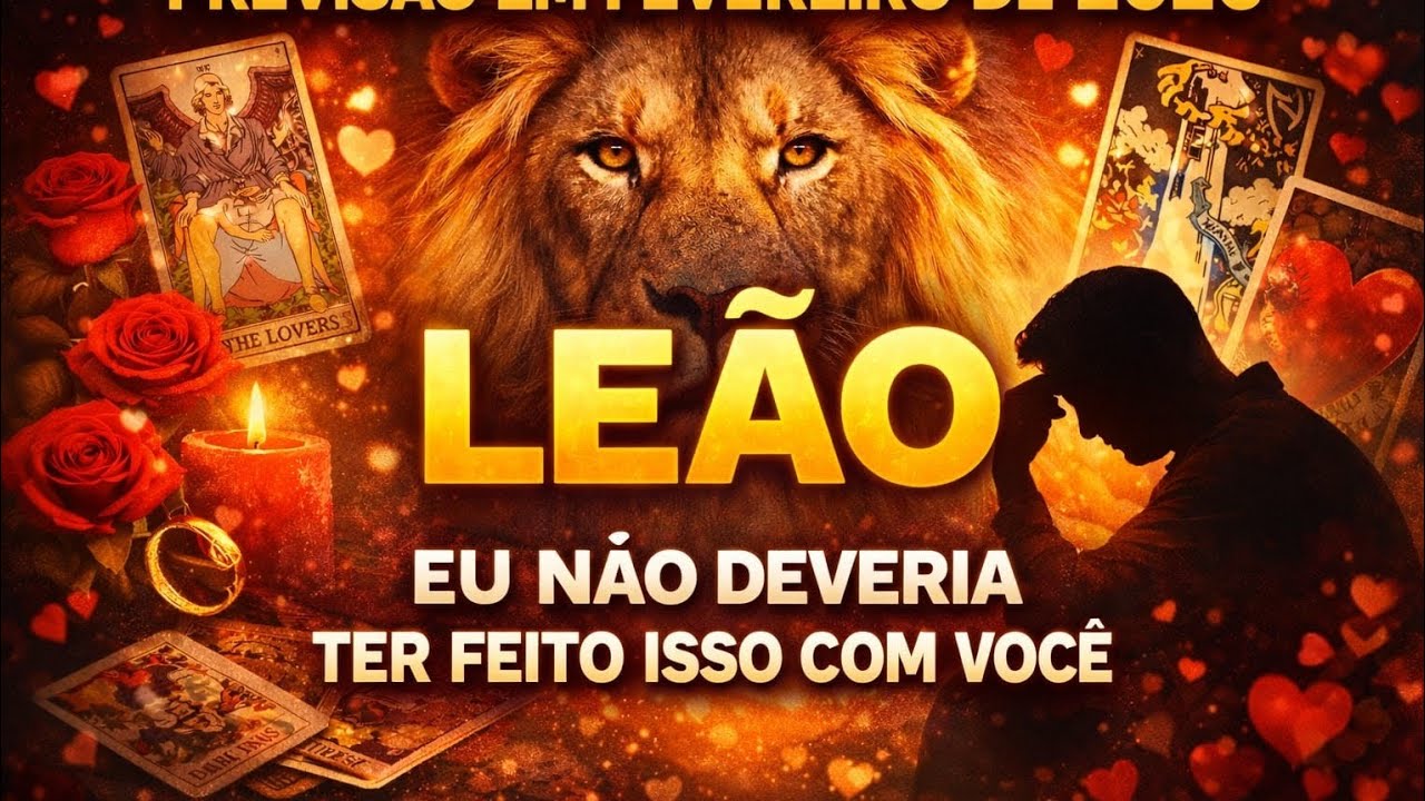 Leão ♌: ALGUÉM TOMA UMA ATITUDE QUE VOCÊ ESPEROU MUITO 