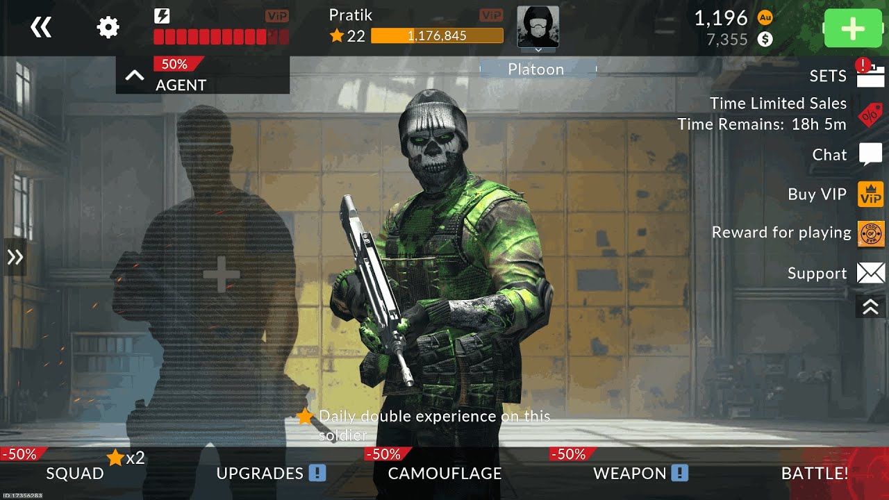 Code of War Elite Gameplay : Poison with Famas : Ascent to Level 24 H2K