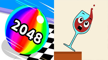 Ball Run 2048 VS Spill It - All Levels SpeedRun Gameplay Android iOS Ep 1