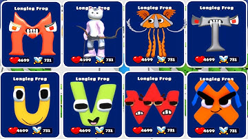 Merger ABC Lore Letter Run vs Combine Alphabet Merge Master, Russian Alphabet Lore Spanish Alphabet