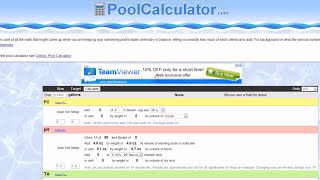PoolCalculator.com: How to use it to Balance your Pool Water