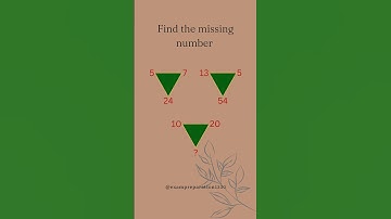 Find the missing number| #aptitude #puzzle #viral #math #exam #mathpuzzle #quiz #reasoning #trending