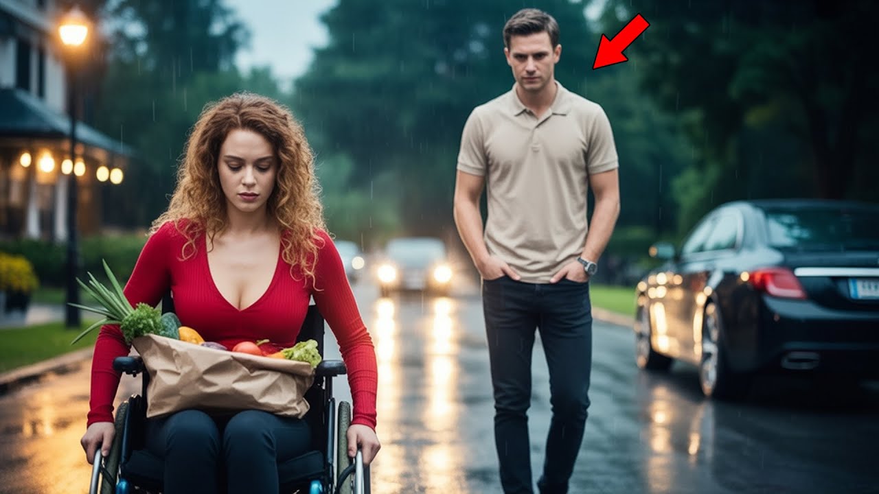 Single-Dad Folgt Gelähmtem Armen Mädchen, Das Immer Um Essensreste Bittet—Was Er Sah, Schockte Ihn…