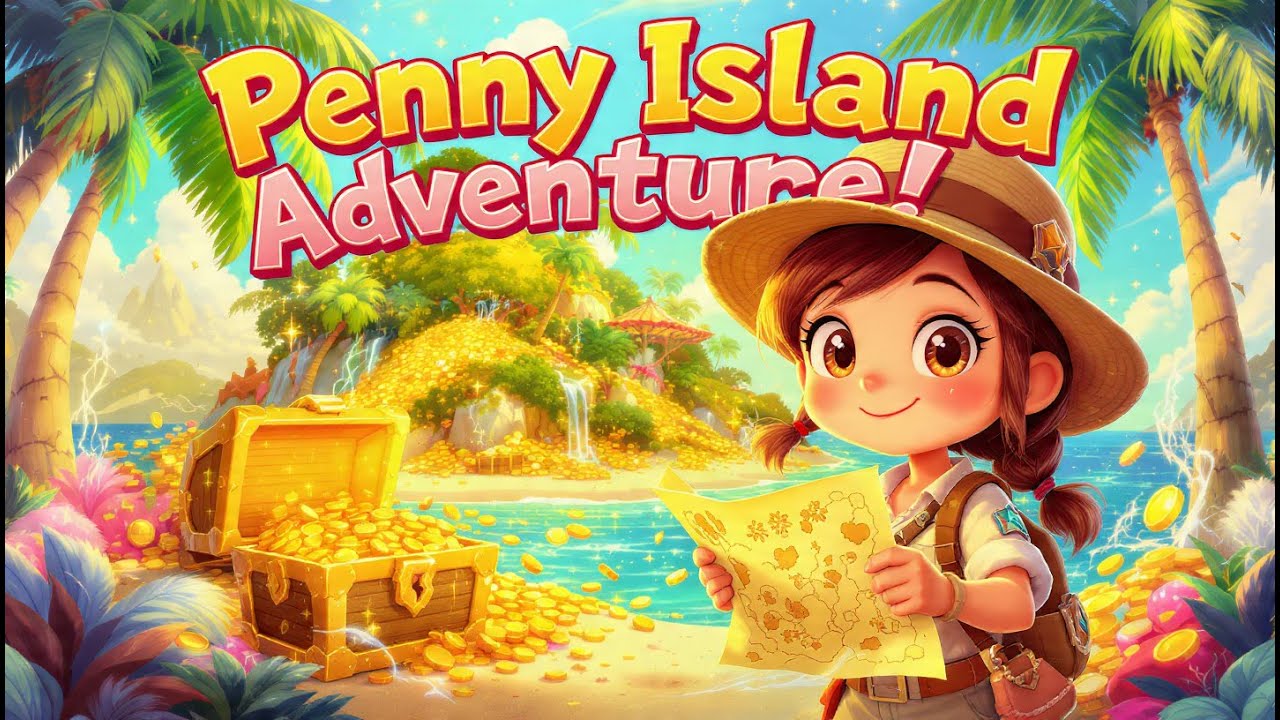The Savings Treasure Hunt💰! Mina’s Adventure on Penny Island🌟🏝️