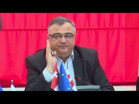 23.03.2017 მორიგ სხდომაზე  რუსთავის საკრებულომ დღის წესრიგით გათვალისწინებული 12 საკითხი დაამტკიცა