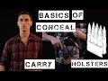 Basics of Conceal Carry holsters / IWB vs OWB