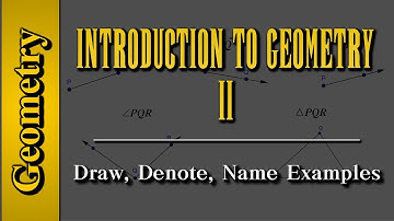 Geometry: Introduction to Geometry (Level 2 of 7) | Draw, Denote, Name Examples