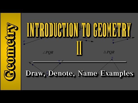 Geometry: Introduction to Geometry (Level 2 of 7) | Draw, Denote, Name Examples