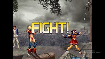 Angel VS Athena | The King of Fighters 2002 Super | EP-1021 | #BlusterGameX