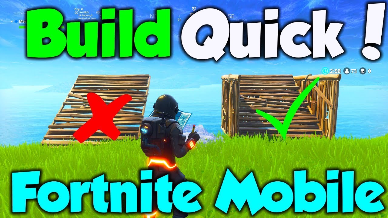 How To Build Super Quick In Fortnite Mobile Fortnite Mobile Tips - how to build super quick in fortnite mobile fortnite mobile tips tricks