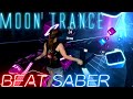 Beat Saber || Moon Trance by Lindsey Stirling (Expert+) First Attempt || Mixed Reality