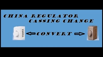 Without change in design replace a faulted Fan dimmer with new one By Electric Tricks
