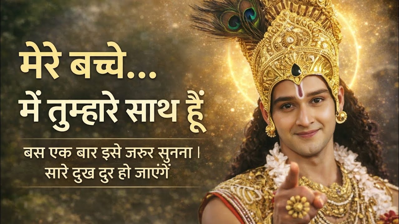 श्रीकृष्ण का यह संदेश सुनकर मन शांत हो जाएगा | Shree Krishna Motivational Speech || Krishna vani 