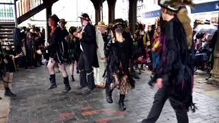 Beltane Border Morris dance their &quot;Fire Dance&quot; at the Black Meet 2018