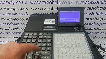 How To Set Up Basic Cashier Assignment On The Casio SR-C550 Cash Register