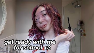 get ready with me for SCHOOL :)