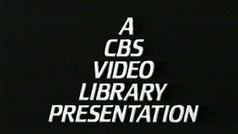 CBS Video Library/CBS Productions (IAW) (Spring of 1985?)