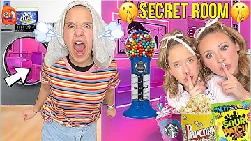 WE BUILT A SECRET ROOM TO HIDE FROM KAREN 🤫😱🤐