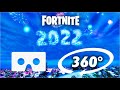 360° Fortnite 2022 New Year&#39;s Live Event! Happy New Year!