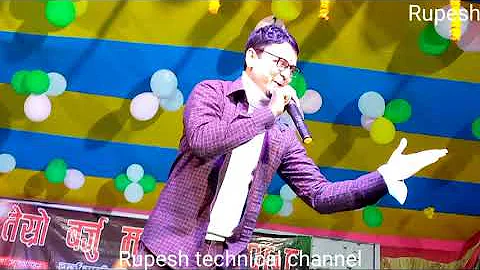 nepali song by Krishna luitel//nepali comedy program video 2022 by Krishna luitel//dance program