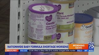 Nationwide baby formula shortage worsens