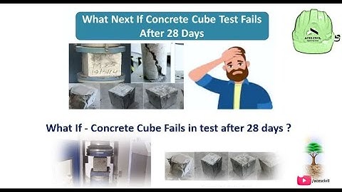 What If  - Concrete Cube Fails in test after 28 days