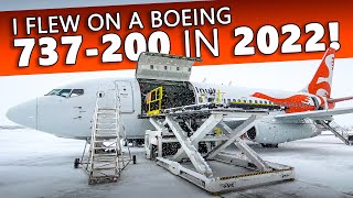 Flying on a CLASSIC Boeing 737-200 Combi!