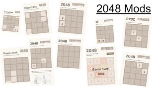 Testing out 2048 mods and normal 2048