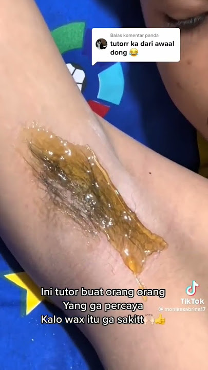 waxing bulu ketek gais 😂