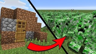 НУБ ПРОТИВ 1000 КРИПЕРОВ! КАК СТАТЬ ПРО? ТРОЛЛИНГ В МАЙНКРАФТ ~ 1000 CREEPERS VS NOOB MINECRAFT