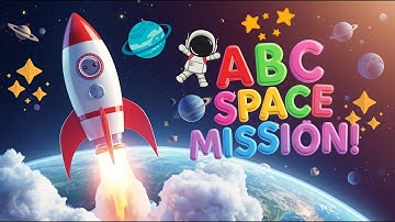 ABC Space Mission Song🚀ABC Song in Space🌟Space Learning Adventure for Kids🛰️ABC Song for Preschooler