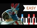 Kass theme  the legend of zelda breath of the wild easy piano tutorial